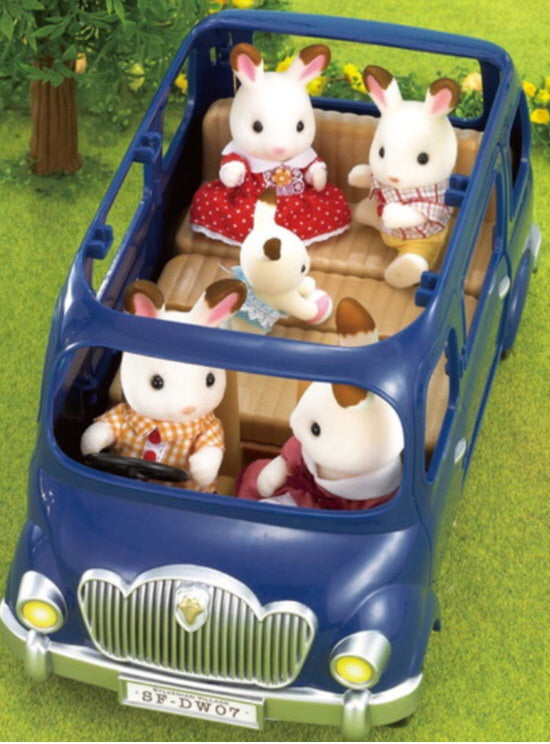 Sylvanian Vehicle Bluebell Seven Seater in Navy