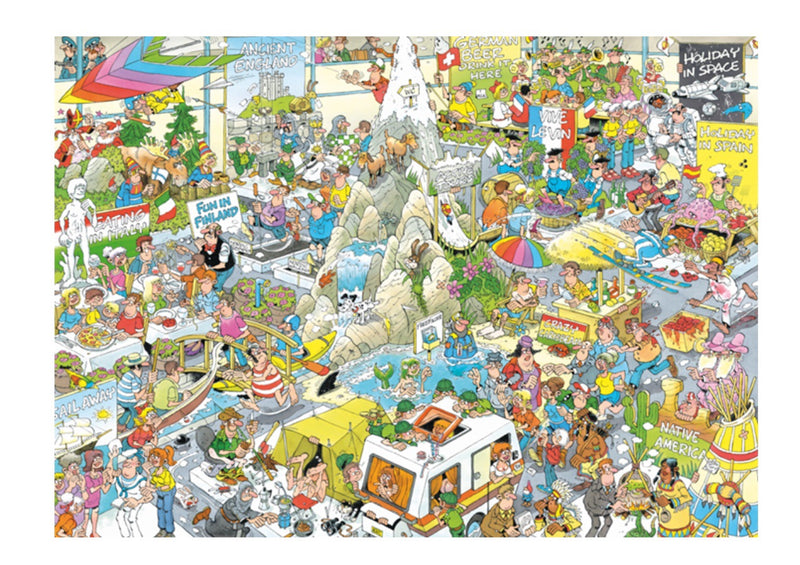 Jumbo - Jan van Haasteren Jigsaw Puzzle 1000 piece, Holiday Fair