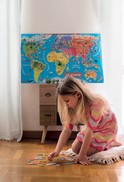 Janod - Magnetic World Map – Childplay Melbourne