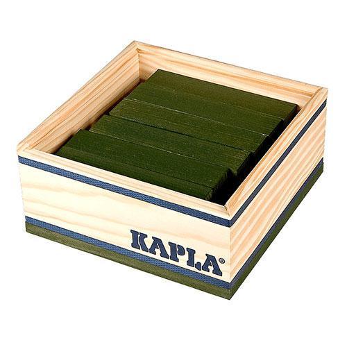 Kapla Wooden  Planks 40 Pieces, Green