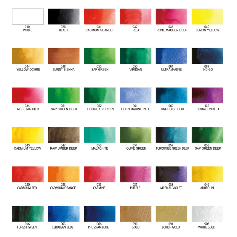 Kuretake - Gansai Tambi Paints 36 colors