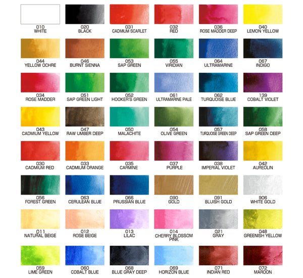 Kuretake - Gansai Tambi Paints 48 colors
