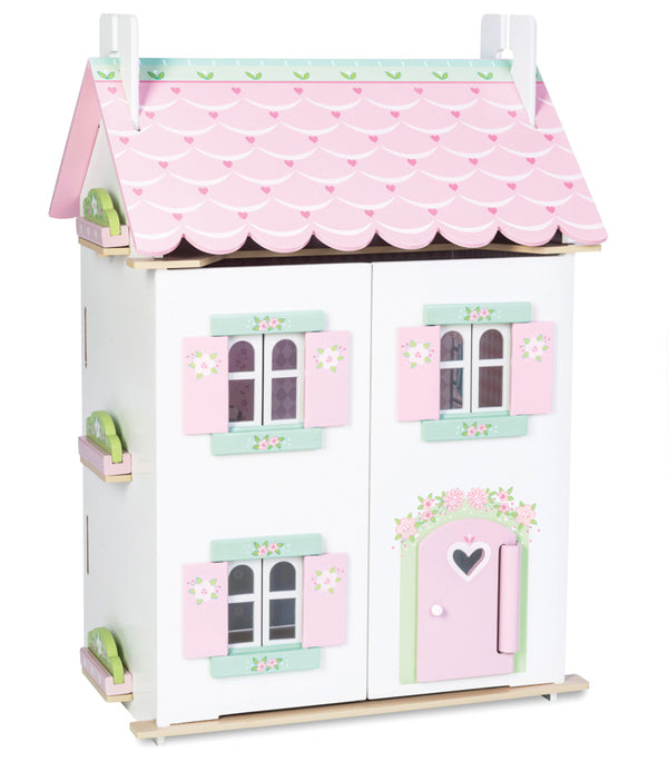 Le Toy Van - Dollhouse Daisylane Sweetheart Cottage with furniture