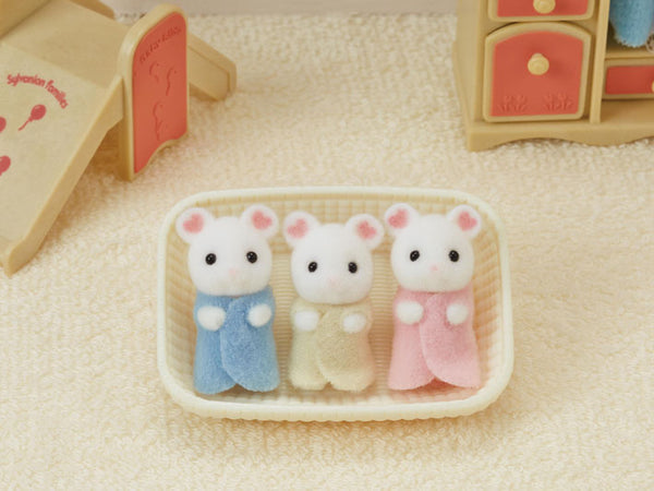 Sylvanian Families Marshmallow Triplets