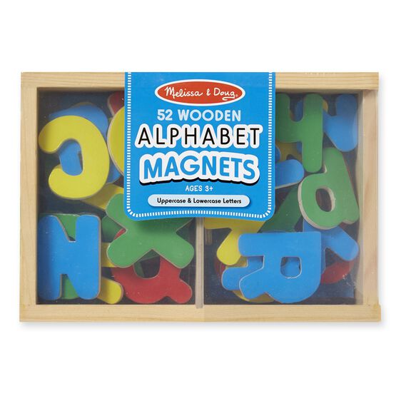 Melissa & Doug -  Alphabet Magnets Lower & Uppercase 52 pieces