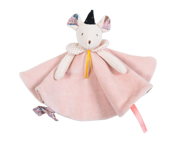 Moulin Roty - Pink Mouse Comforter