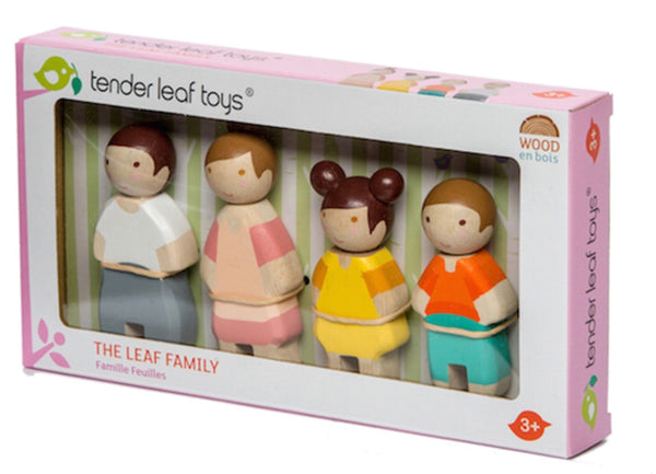 Tender Leaf - Wooden Doll Family