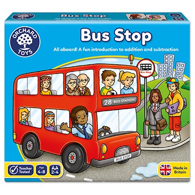 Orchard toys bus stop game is a fantastic counting game for ages 4 +
