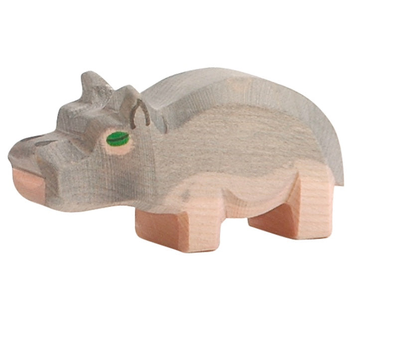Ostheimer Small Wooden Hippopotamus