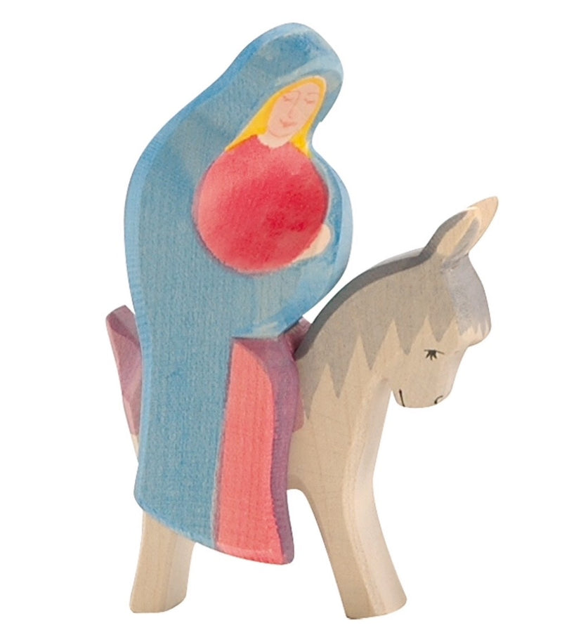 Ostheimer -  Mary on donkey, 2 pieces