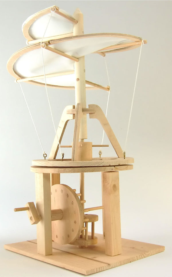 wooden construction toy in natural wood by pathfinders