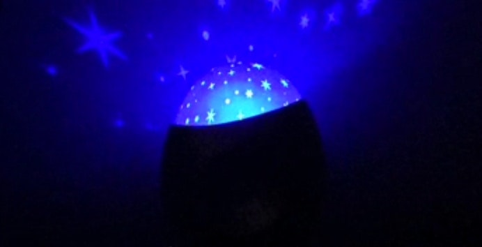 IS -  Galaxy Star Projector, silver