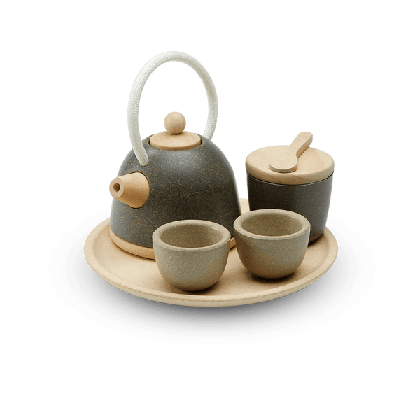 plan toys wooden tea set for kids