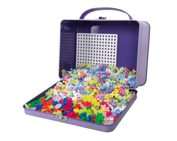 Plus Plus - Pastel 600 Pieces Metal Suitcase