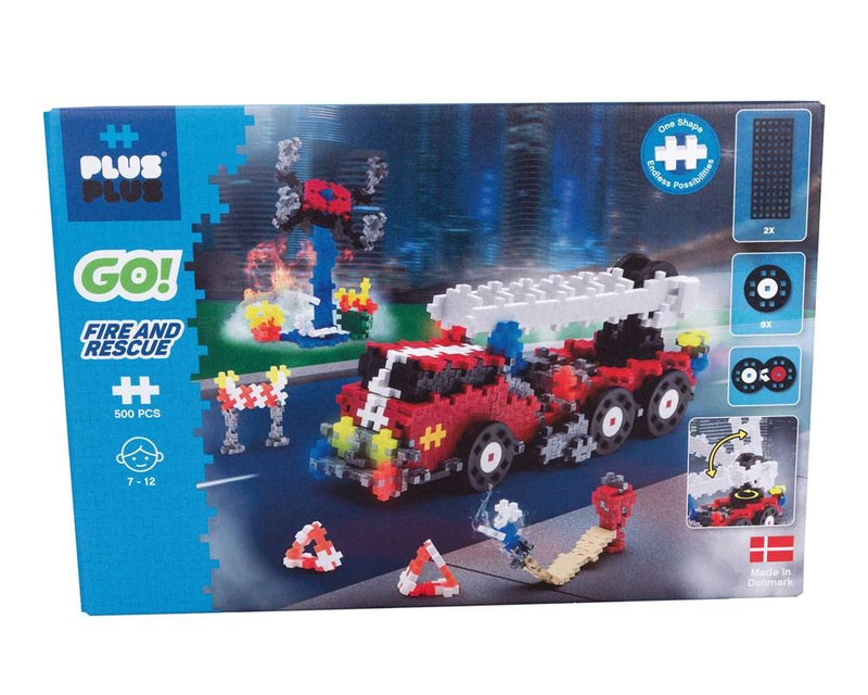 Plus Plus - Mini Basic Fire and Rescue- 500 pieces