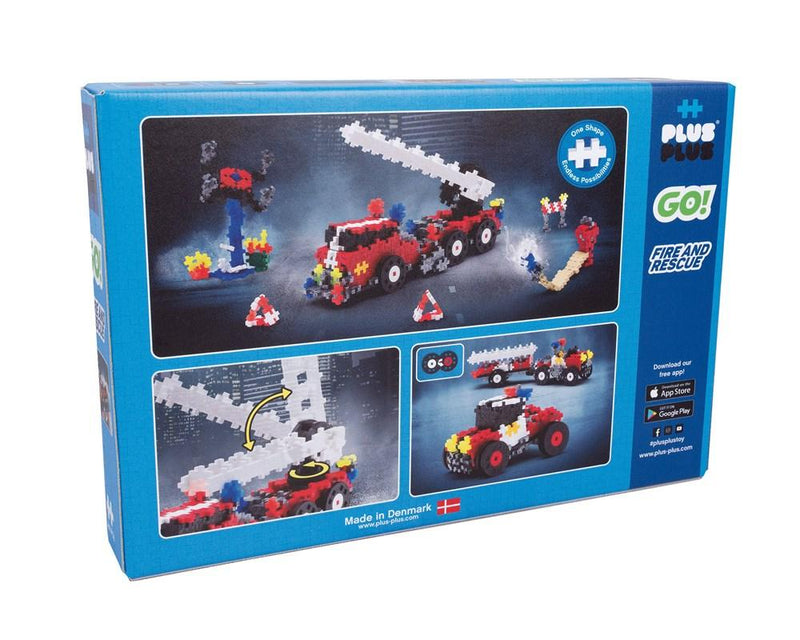 Plus Plus - Mini Basic Fire and Rescue- 500 pieces