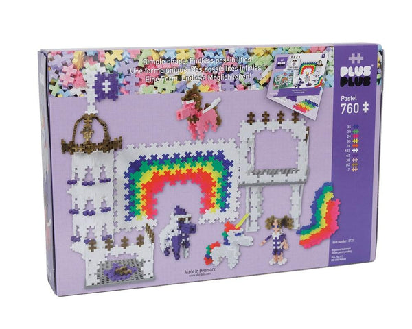 Plus Plus - Mini Pastel - Rainbow Castle 760 pieces