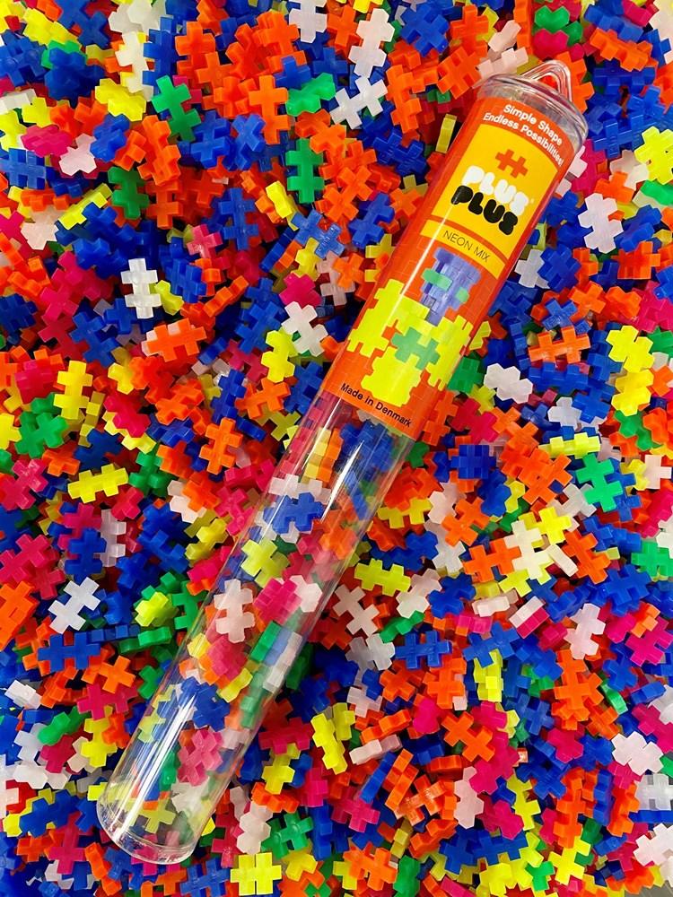 Plus Plus - Neon 100 Pieces Tube