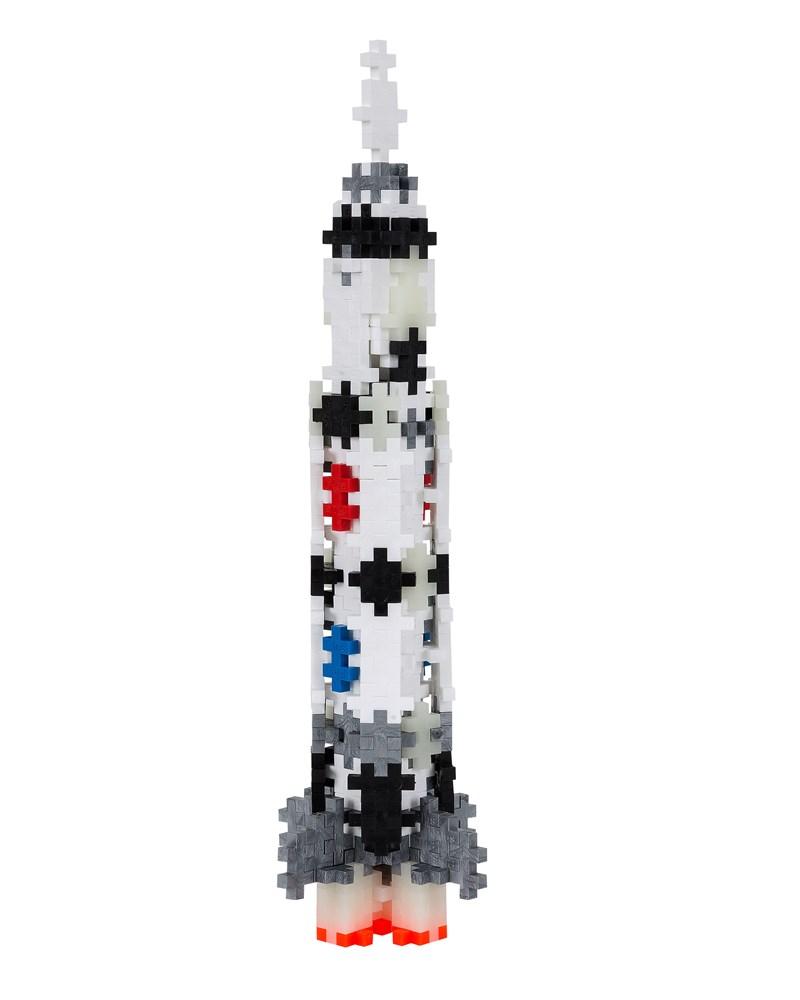 Plus Plus - Rocket 240  Pieces, Glow in the Dark Tube