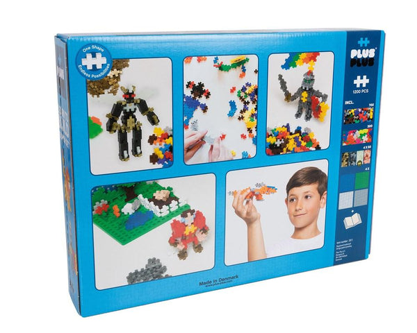 Plus Plus - Basic- Learn to Build Super Set, 1200 pieces