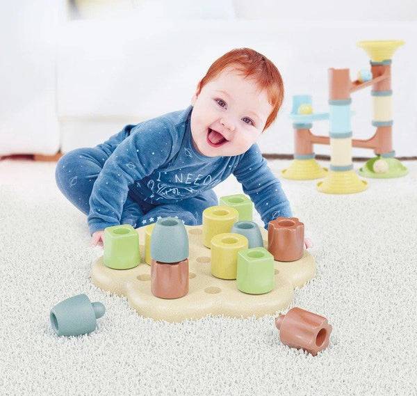 Quercetti - Chunky Peggy, 100 % bioplastic
