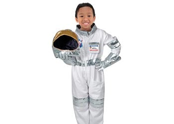 3..2.. 1... Blast off! Dress up as an astronaut in this fabulous costume by Melissa and Doug.