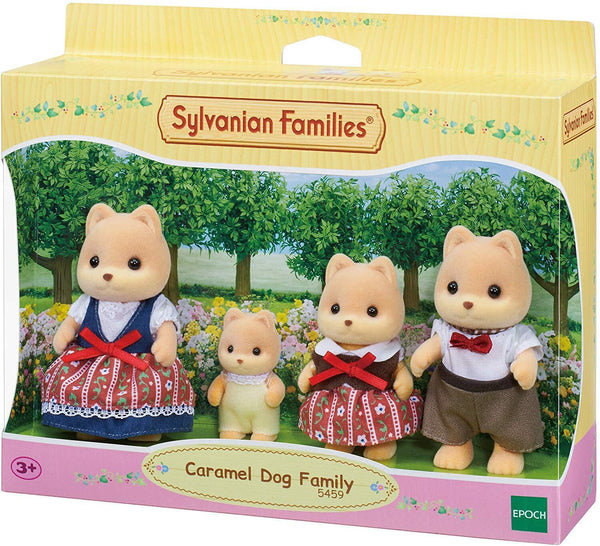 Sylvanian Family Caramel Dog Family