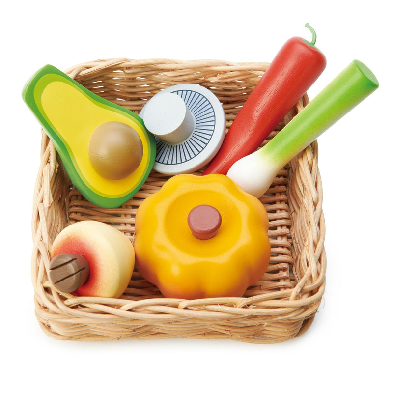 Tender Leaf Toys - Market Crate, Veggies