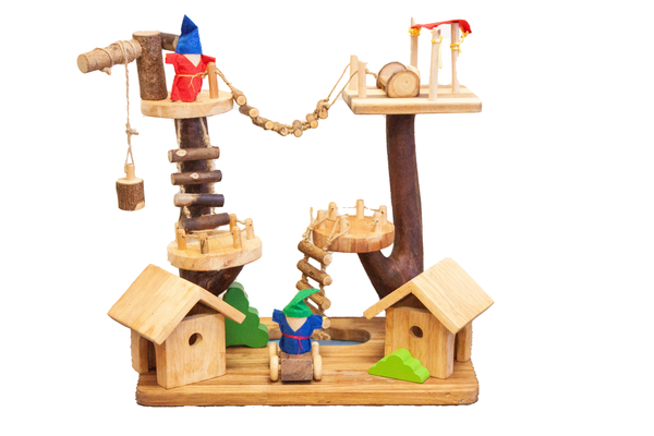 Wooden Treehouse - Multi level
