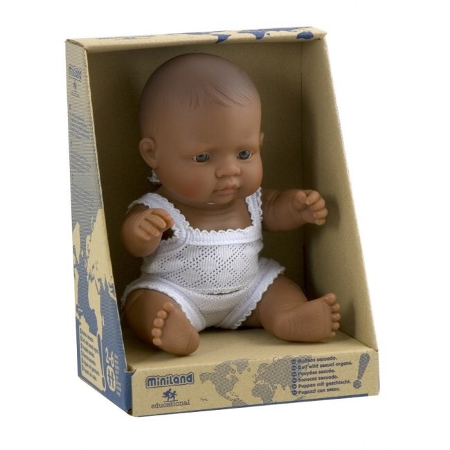 Miniland Baby Doll - Girl 21cm Latin American